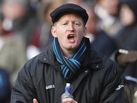 Image of Steve Lomas: Keen to sign players but waiting for the go-ahead from his chairman