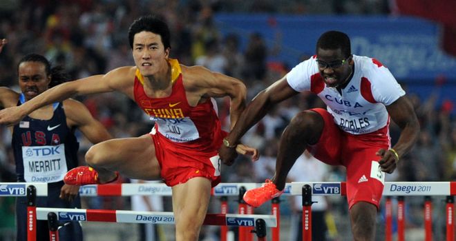 Liu Xiang: Will compete in London at the Aviva Grand Prix