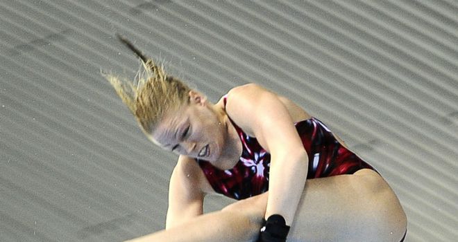 Stacie Powell: The aspiring 2012 star enjoys balancing her diving with a university education.