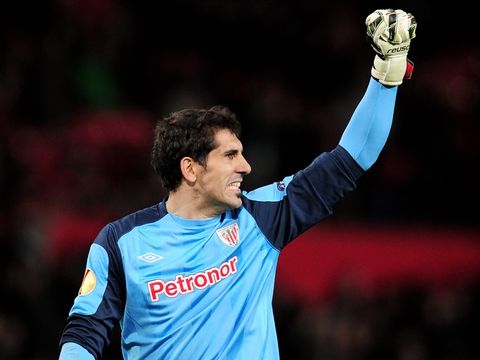 Image of Gorka Iraizoz: Athletic Bilbao goalkeeper expecting tough test against Manchester United