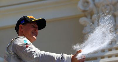 Michael Schumacher: Back on the podium in Valencia