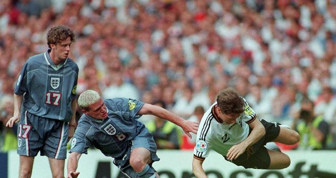 Stefan Reuter (r): In his time with Germany