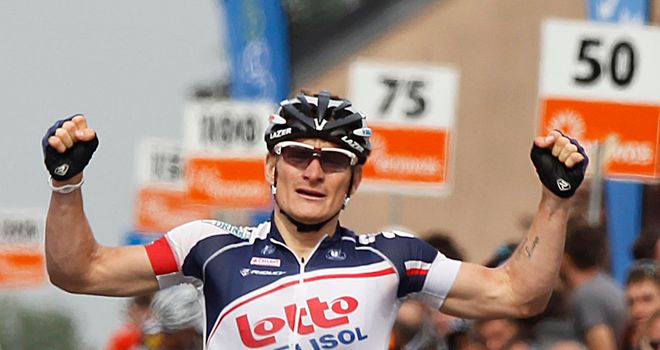 Andre Greipel: Won the second stage just ahead of world champion Cavendish