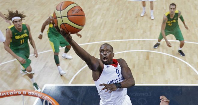 Luol Deng: Scored 12 points for Great Britain