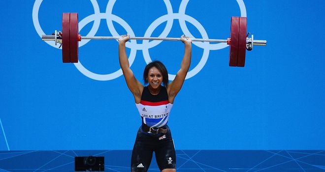 Smith set a clean and jerk British record at London 2012