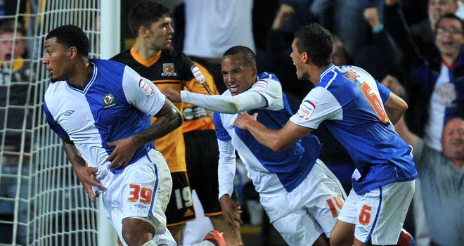 Kazim-Richards: Celebrates his winner