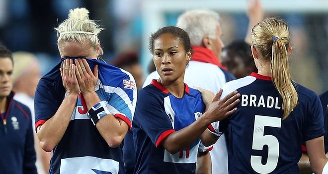 All over: Team GB's women were unable to get past Canada in quarter-finals
