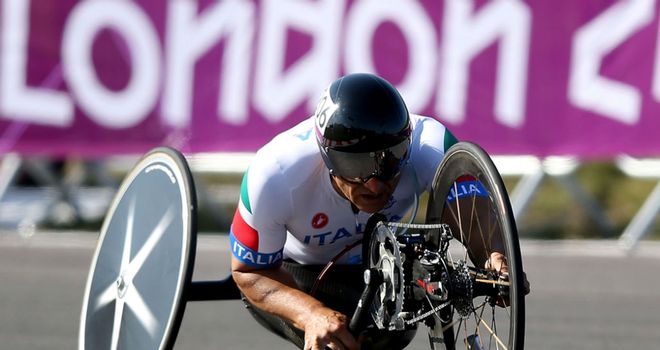 Alex Zanardi: Took gold in the H4 hand-cycle time-trial