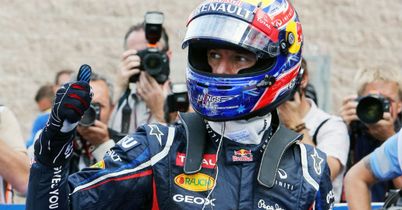 Mark Webber: On pole position for the Korean GP