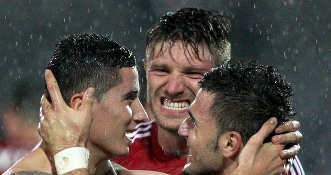 Odise Roshi: Midfielder snatches vital goal to beat Slovenia