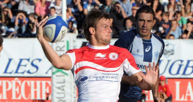 Yann Lesgourgues: two tries for Biarritz