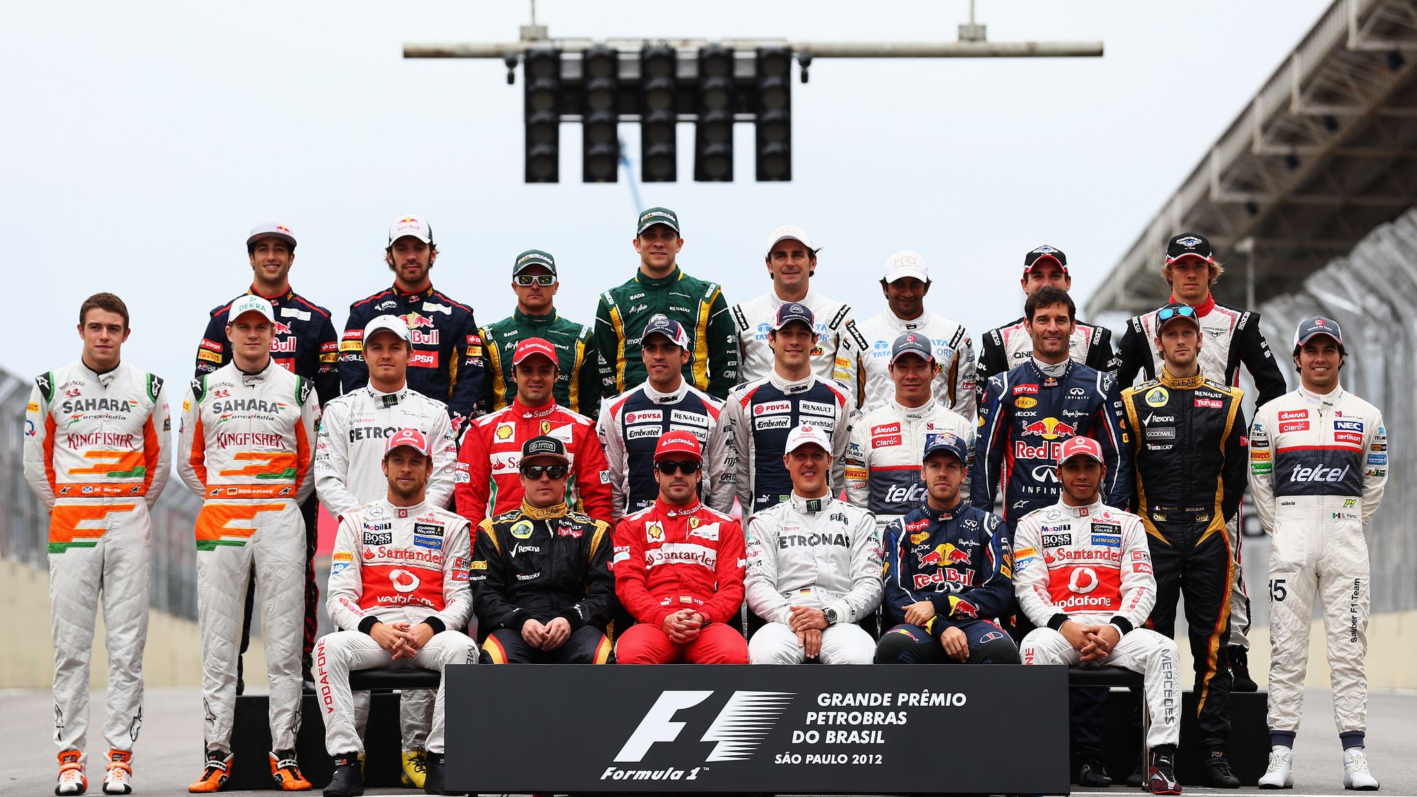 Class of 2012 Drivers Formula 1 (Brazil 2012) - that front row