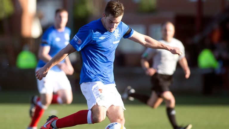 Andy Little: Scored twice as Rangers cruised to victory