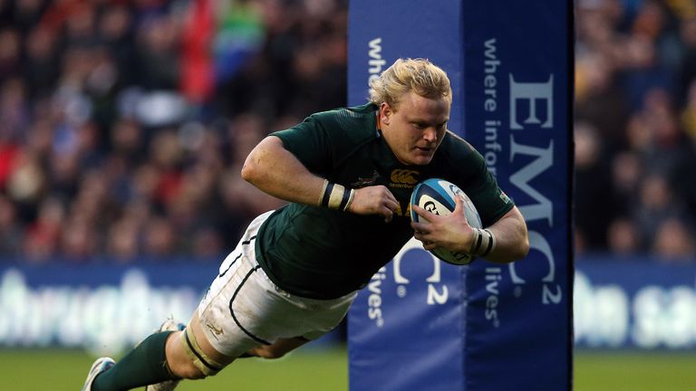 Adrian Strauss: Two tries for South Africa in their 21-10 win over Scotland