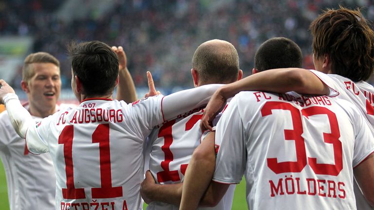 Tobias Werner opened the scoring for Augsburg