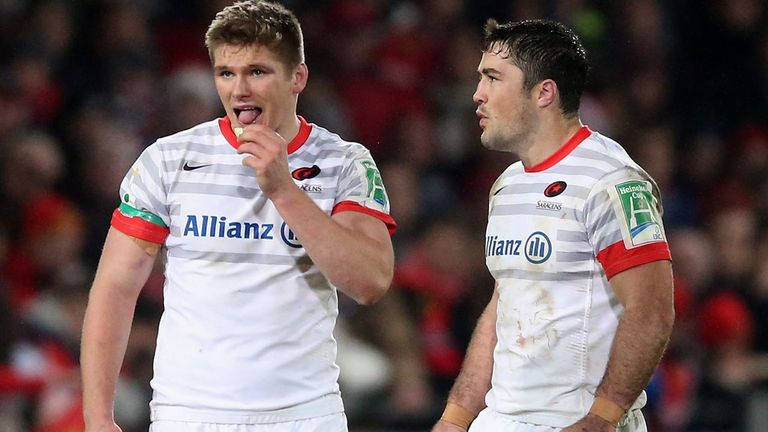 Owen Farrell (L): Will play at fly-half instead of in the centres