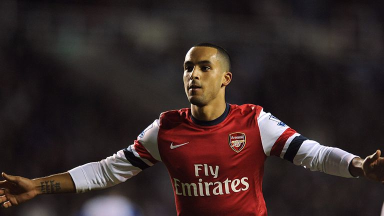 Theo Walcott: Enjoyed playing up front against Reading
