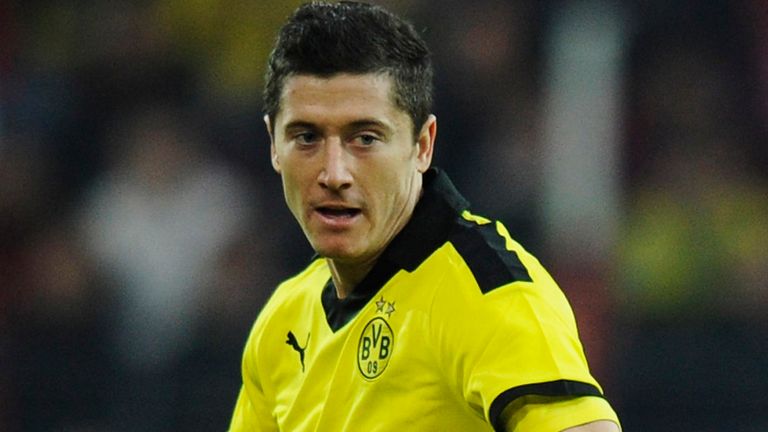 Robert Lewandowski: The Pole's fine form has provoked much speculation over a move away from Dortmund