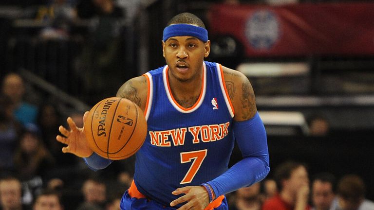 Carmelo Anthony: Was the game&#39;s top-scorer at the O2 Arena in London