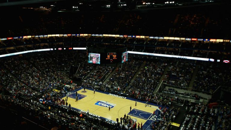 O2 Arena: Will be hosting NBA action again in 2014