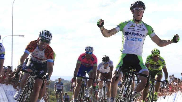 Sacha Modolo: Beat Mark Cavendish, left, in Argentina last month