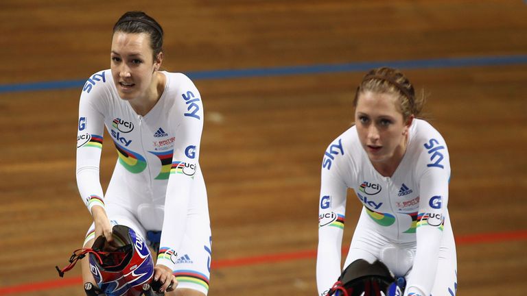 Dani King (L) and Laura Trott: Excited for a fresh challenge on the road in 2013