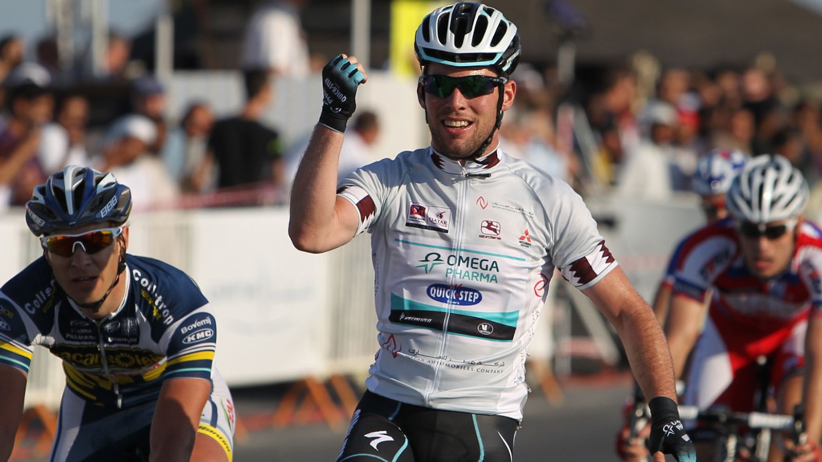 Mark Cavendish leads Tour of Qatar after claiming second successive win ...