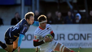 Ernst Joubert: scored Saracens' solitary try