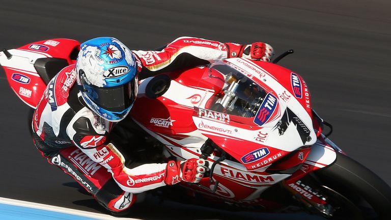 Carlos Checa: Pole position at Philip Island