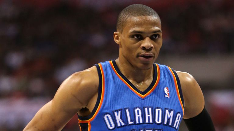 Russell Westbrook: Scored 37 points for the Thunder