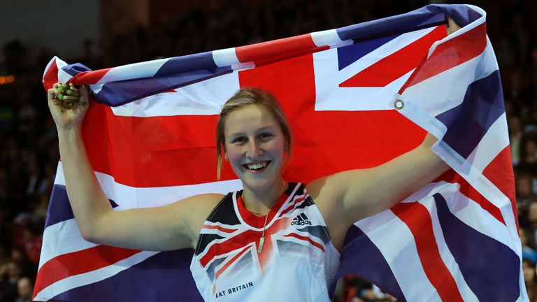 Holly Bleasdale: Briton secured pole vault gold after a rare jump-off