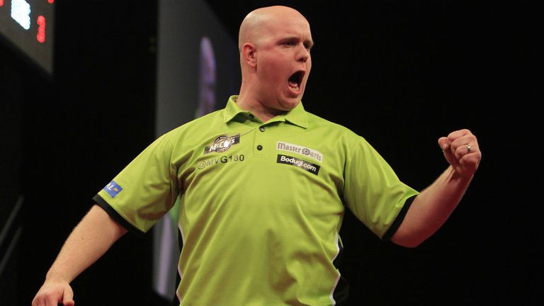 Premier League Darts: Michael Gerwen wins 7-1 in week seven in Cardiff ...