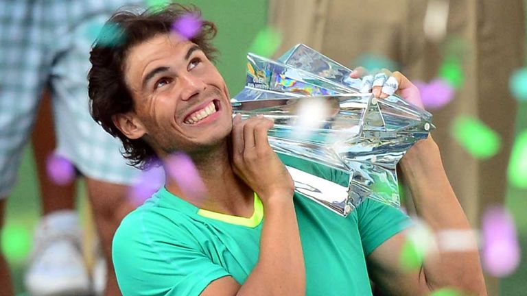 Rafael Nadal: Looked back to his best at the BNP Paribas Open at Indian Wells