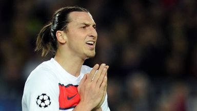 Image of Zlatan Ibrahimovic: Has received praise from Thiago Silva