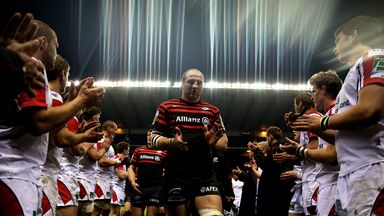 Steve Borthwick: Will lead Saracens out at Twickenham as they hunt a Heineken Cup final spot