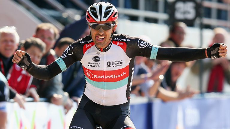 Fabian Cancellara: Sprinted to his third Paris-Roubaix victory