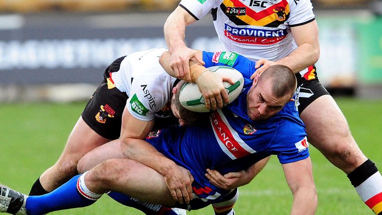 Justin Poore: one of seven try-scorers for Wakefield