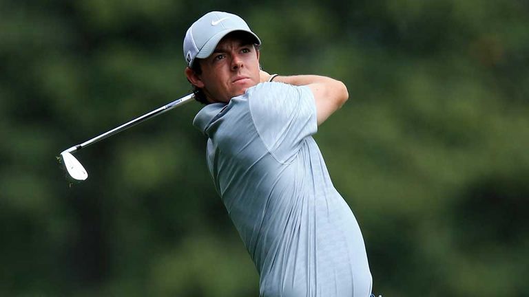 Rory McIlroy's Masters challenge ignited by eagle at the eighth in his ...