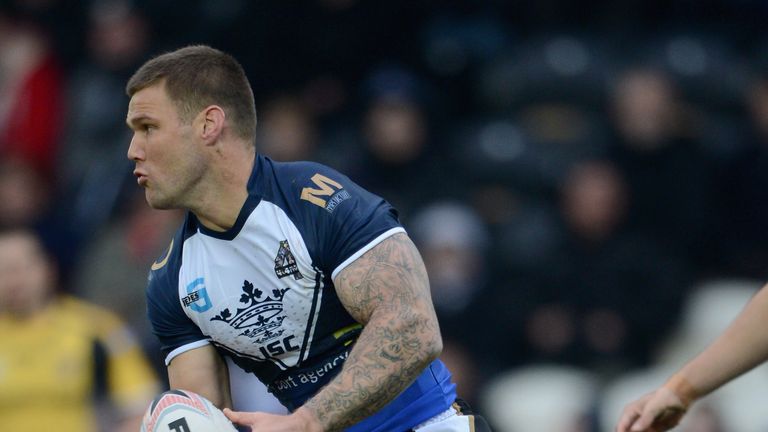 Kirk Yeaman: hat-trick of tries for Hull