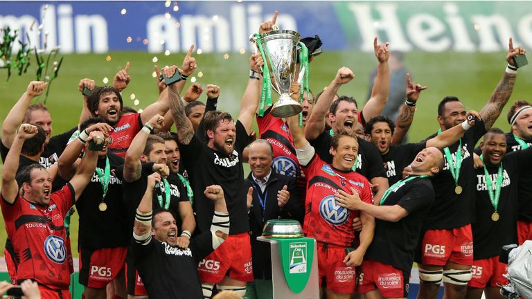 Toulon: Reigning Heineken Cup champions after victory in May