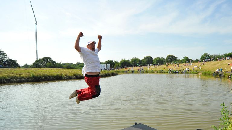 Jamie celebrated in style last summer