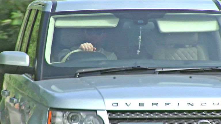 Wayne Rooney arrives at Carrington on Wednesday