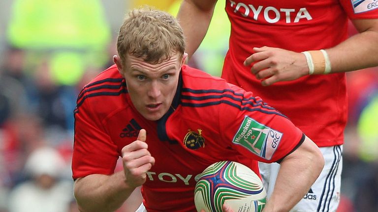 Keith Earls: Starts at inside centre