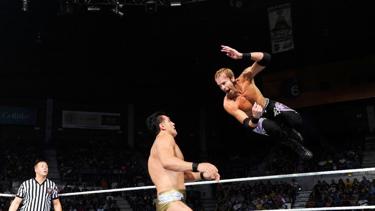 Del Rio and Christian: battled each other on Smackdown
