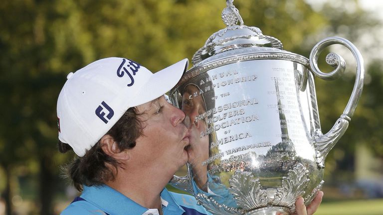 Jason Dufner secured a two stroke victory margin over Jim Furyk