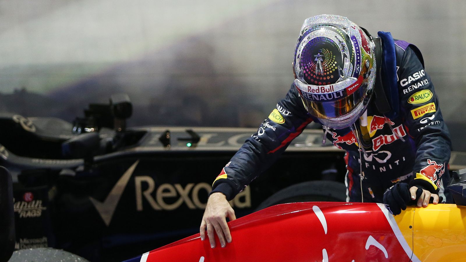 Sebastian Vettel wins third straight F1 world championship