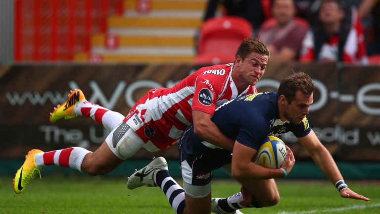 Andy Forsyth scores Sale Sharks&#39; second try