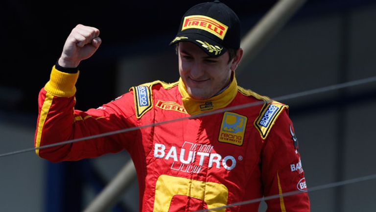 Fabio Leimer holds off Sam Bird to take GP2 Feature Race victory at ...