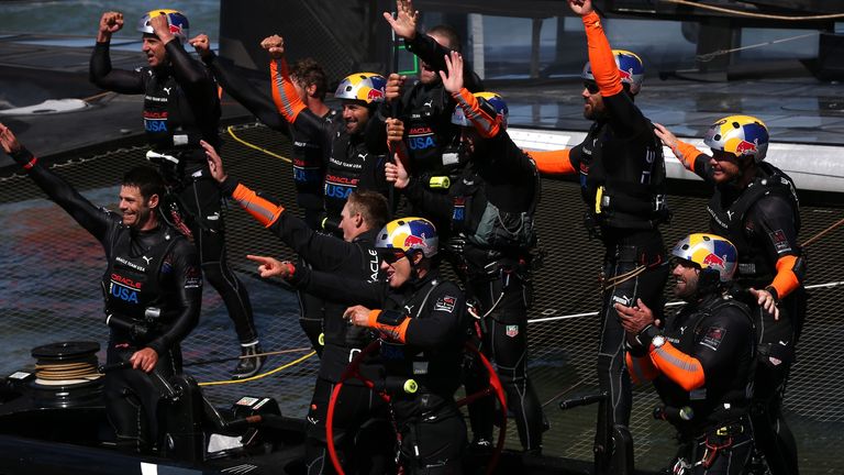 Oracle Team USA retained the America's Cup following a 9-8 success over Emirates Team New Zealand