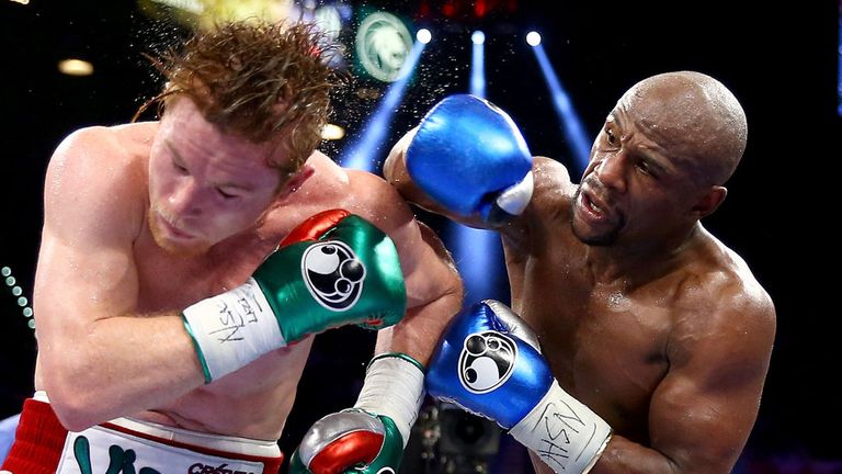 Floyd Mayweather claimed a points win over Saul Alvarez in 2013